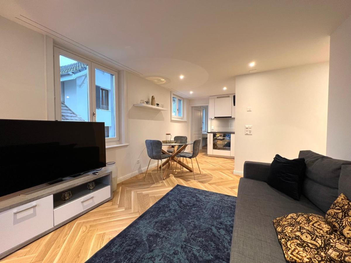Modernes Apartment Am Fuss Des Pilatus - Skigebiet Hergiswil Exteriér fotografie